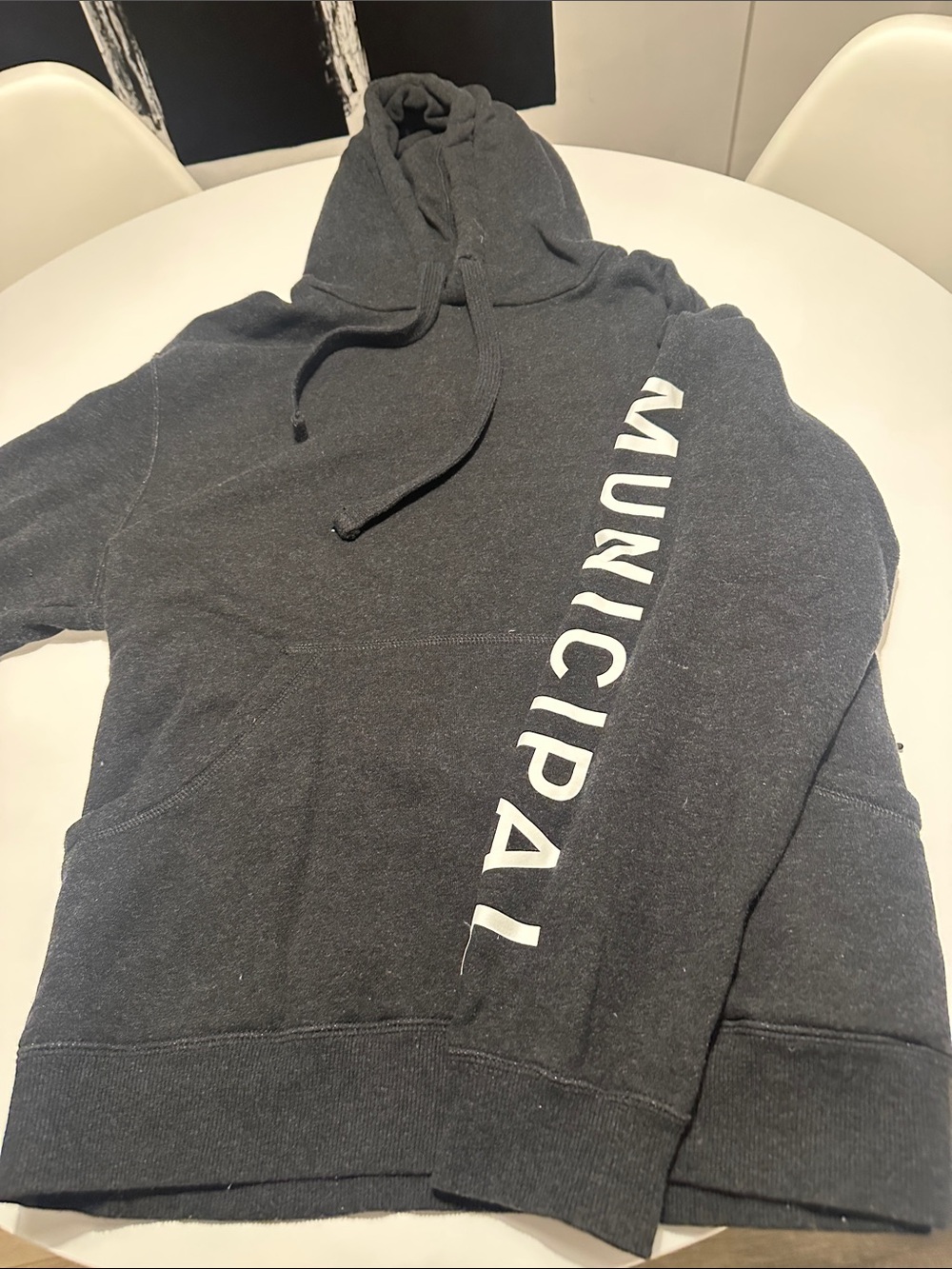 Charcoal Gray Men's Hoodie Sweater